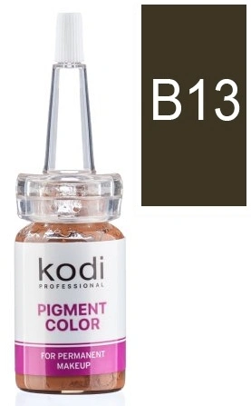 Пігмент для брів Kodi Brow Pigment B13 коричнево-сірий 10 мл