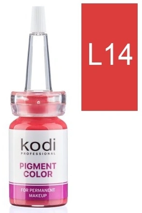 Пігмент для губ Kodi Pigment for Lips L14 рожевий, коректор земляних губ 10 мл