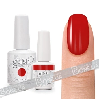 Гель-лак Harmony Gelish Lucky Lady класичний червоний, емаль 15 мл