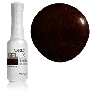 Гель-лак ORLY Gel FX Chocoholic щільний коричневий з ледь помітним мікроблиском 9 мл