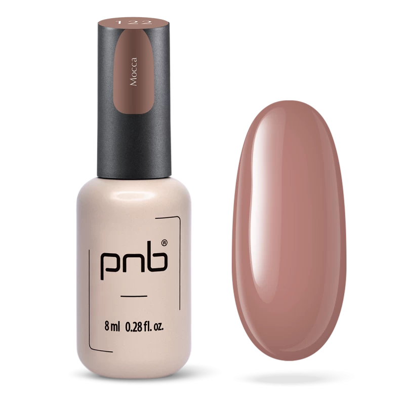 Гель-лак PNB №122 Mocca мокка, емаль 8 мл