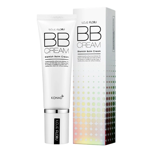 Освітлювальний BB крем для обличчя Konad Blemish Balm cream iloje Flobu 50 г