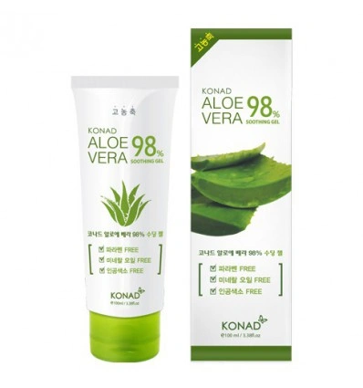 Зволожуючий гель Алоє Віра 98% Konad Aloe Vera 98% Smoothing Gel 100 мл
