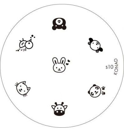 Диск для стемпінгу S10 Konad Pattern S 10