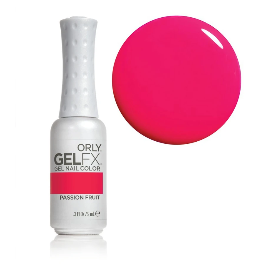 Гель-лак ORLY Gel FX Passion Fruit яскравий рожевий з неоновим відливом, емаль 9 мл