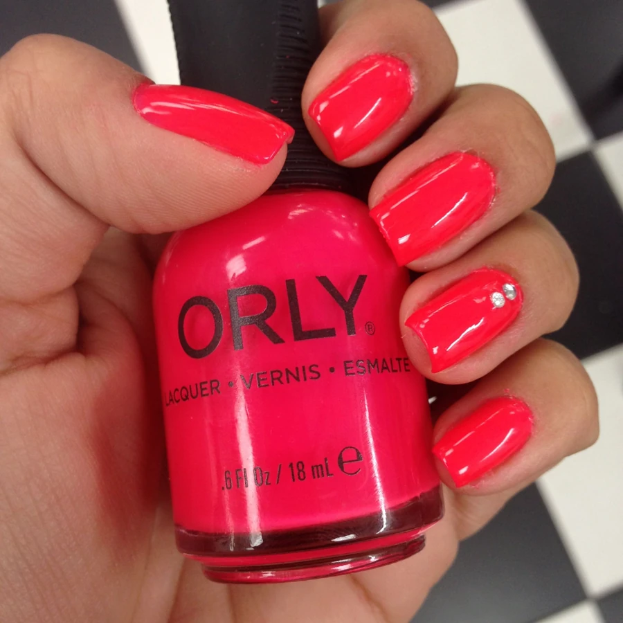 Гель-лак ORLY Gel FX Passion Fruit яскравий рожевий з неоновим відливом, емаль 9 мл