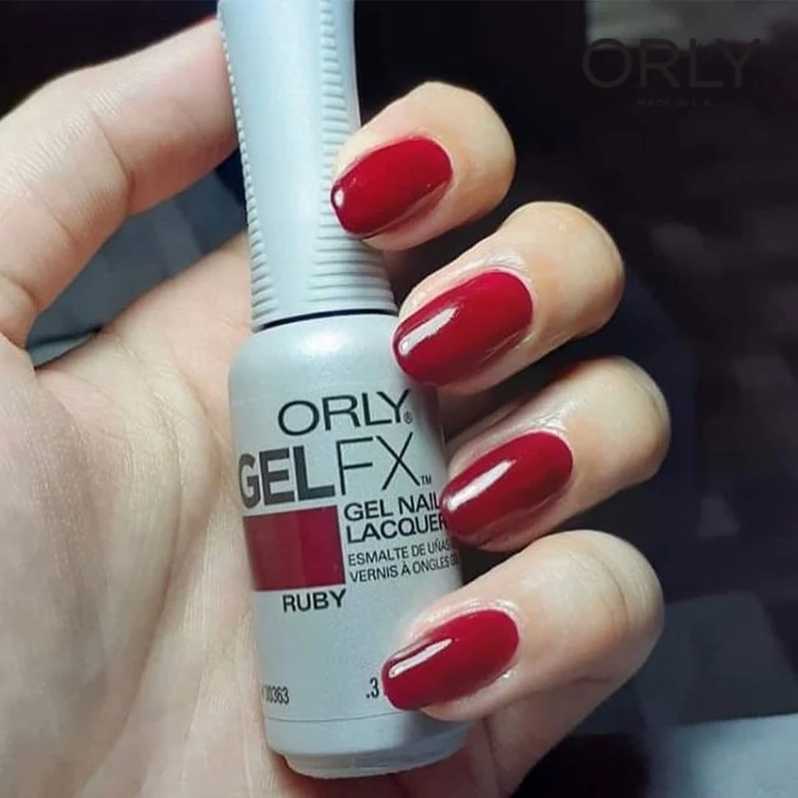Гель-лак ORLY Gel FX Ruby червоно-коричневе бордо, емаль 9 мл