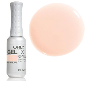 Гель-лак ORLY Gel FX Sheer Nude напівпрозорий світлий беж, для французького манікюру, емаль 9 мл