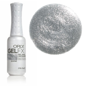 Гель-лак ORLY Gel FX Shine срібний металік, щільні блискітки 9 мл