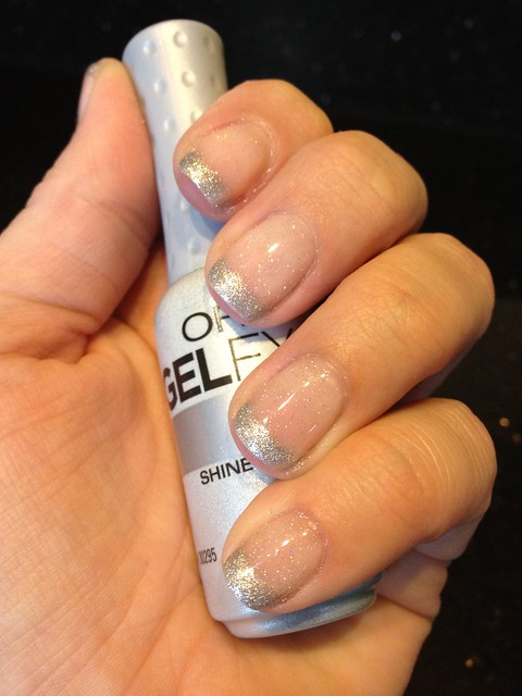Гель-лак ORLY Gel FX Shine срібний металік, щільні блискітки 9 мл