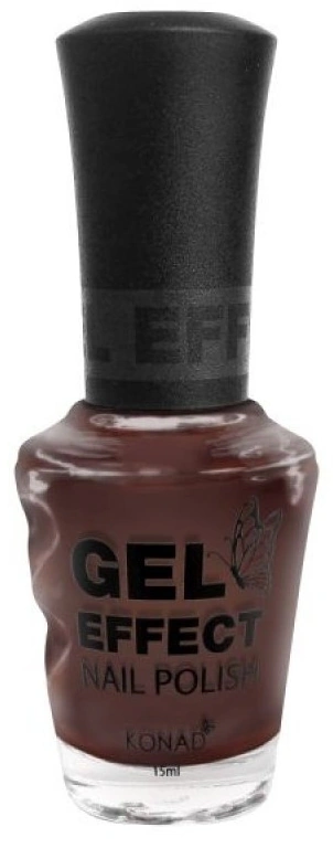 Лак з ефектом гелю Konad Gel Effect Nail Polish Honeyed Chocolat шоколадний, емаль 15 мл