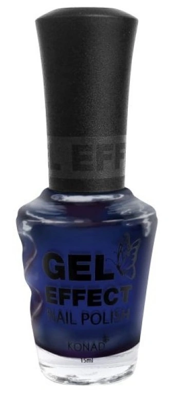 Лак із ефектом гелю Konad Gel Effect Nail Polish Wicked Navy темно-синій, емаль 15 мл