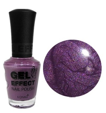 Лак з ефектом гелю Konad Gel Effect Nail Polish Purple Pear пурпурний, перламутр 15 мл