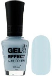 Лак з ефектом гелю Konad Gel Effect Nail Polish Baby Blue блакитний, емаль 15 мл