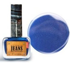 Текстурний лак Konad Nail Collection Jeans Real Jeans яскраво-синій із шиммером 10 мл