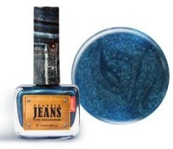 Текстурний лак Konad Nail Collection Jeans Turkey Blue Jeans світло-синій із шиммером 10 мл