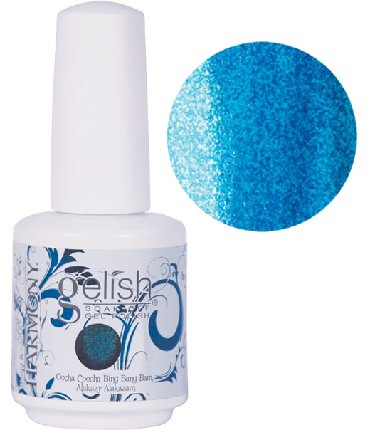 Гель-лак Harmony Gelish Oocha Coocha щільні бірюзові блискітки 15 мл