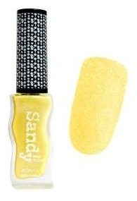 Текстурний лак Konad Sandy Nail Polish Pastel Yellow пастельний жовтий із шиммером 9.5 мл
