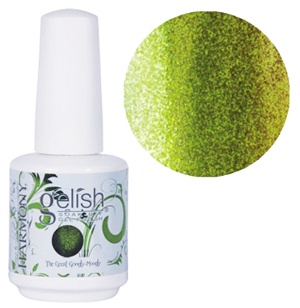 Гель-лак Harmony Gelish The Great Googly Moogly салатовий, щільні блискітки 15 мл
