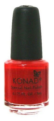 Лак для стемпінгу Konad Special Nail Polish Red червоний, емаль 5 мл