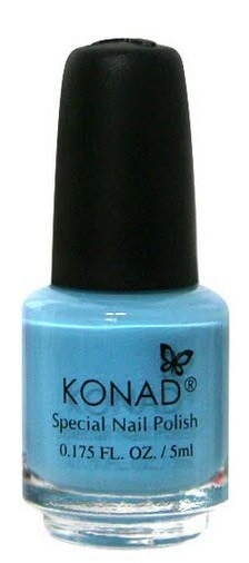 Лак для стемпінгу Konad Special Nail Polish Pastel Blue блакитний, емаль 5 мл