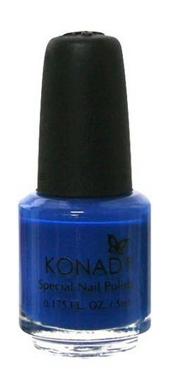 Лак для стемпінгу Konad Special Nail Polish Blue синій, емаль 5 мл