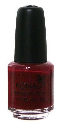 Лак для стемпінгу Konad Special Nail Polish Dark Red червоно-бордовий, емаль 5 мл