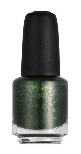 Лак для стемпінгу Konad Special Nail Polish Moss Green зелений мох із шиммером 5 мл