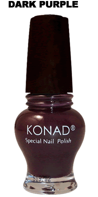 Лак для стемпінгу Konad Special Nail Polish Princess Dark Purple темно-фіолетовий, емаль 12 мл