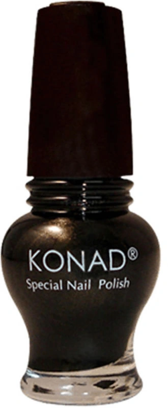 Лак для стемпінгу Konad Special Nail Polish Princess Gold Black чорно-золотий, перламутр 12 мл