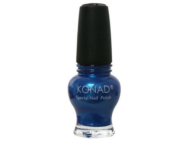 Лак для стемпінгу Konad Special Nail Polish Princess Blue Pearl синій, перламутр 12 мл