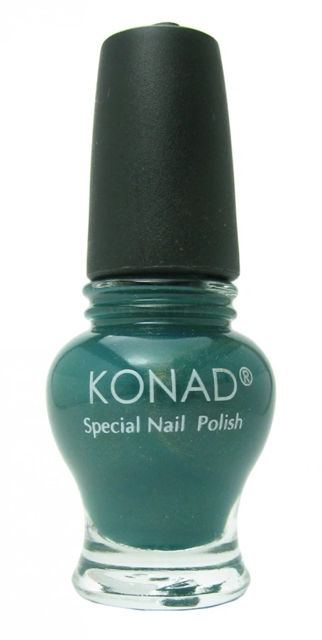 Лак для стемпінгу Konad Special Nail Polish Princess Deep Jungle болотно-зелений із шиммером 12 мл
