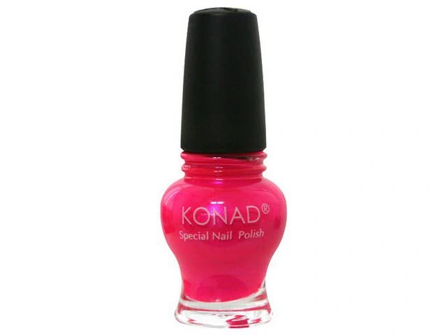 Лак для стемпінгу Konad Special Nail Polish Princess Psyche Pink ярко-рожевий із шиммером 12 мл