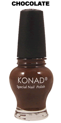Лак для стемпінгу Konad Special Nail Polish Princess Chocolate шоколадний, емаль 12 мл