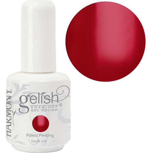 Гель-лак Harmony Gelish Hot Rod Red пекучий червоний, емаль 15 мл