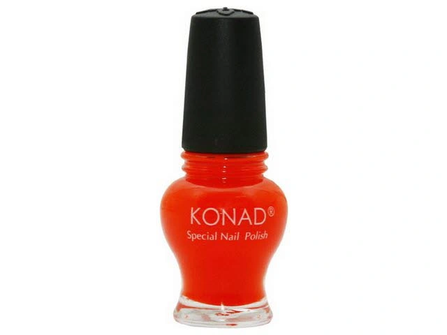 Лак для стемпінгу Konad Special Nail Polish Princess Psyche Orange яскраво-жовтогарячий, емаль 12 мл