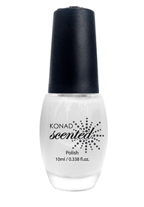 Лак з ароматом кокосу Konad Scented Nail Polish Coconut напівпрозорий молочно-білий, емаль 10 мл
