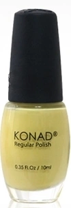 Лак Konad Regular Nail Polish Pastel Yellow пастельний жовтий, емаль 10 мл