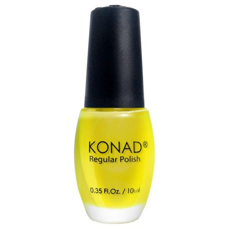 Лак Konad Regular Nail Polish Psyche Yellow яскраво-жовтий, емаль 10 мл