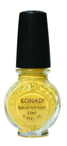 Лак для стемпінгу Konad Special Nail Polish Pastel Yellow жовтий пастельний, емаль 11 мл