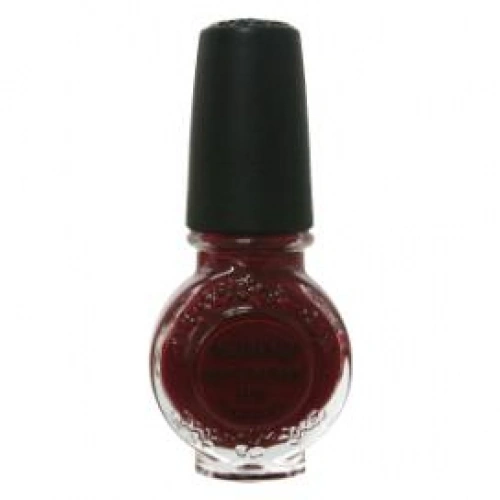 Лак для стемпінгу Konad Special Nail Polish Dark Red червоно-бордовий, емаль 11 мл