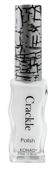 Кракелюрний лак Konad Crackle Nail White білий, емаль 9,5 мл