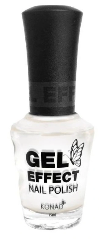 Лак з ефектом гелю Konad Gel Effect Nail Polish Certain White білий, емаль 15 мл
