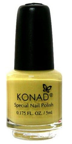 Лак для стемпінгу Konad Special Nail Polish Pastel Yellow пастельний, жовтий 5 мл