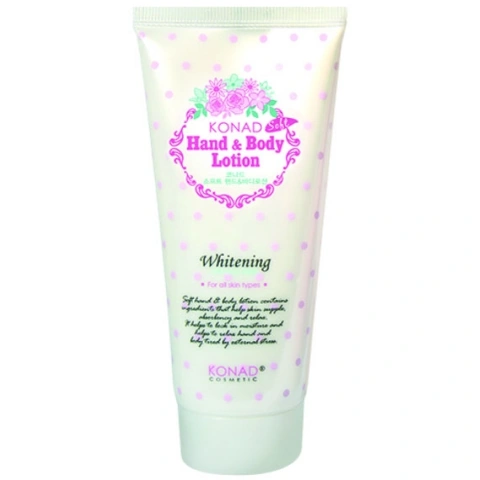 Крем-лосьйон для рук та тіла Konad Soft Hand & Body Lotion (Whitening) освітлювальний 180 мл