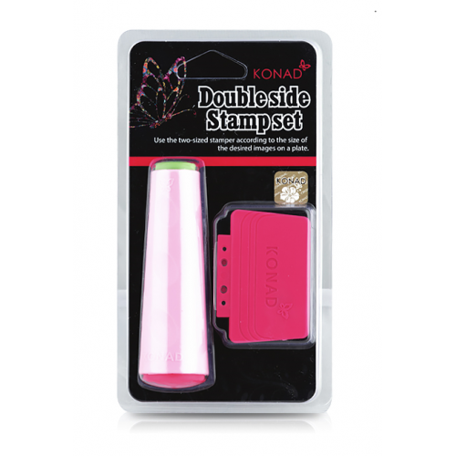 Двосторонній штамп та скрапер Konad Double Side Stamp Set