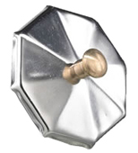 Сталева кришка для скляної склянки Nail Perfect Small Octagon Lid