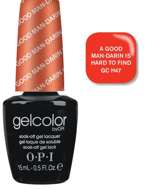 Гель-лак OPI A Good Man-Darin Is Hard to Find червоно-кораловий, емаль 15 мл