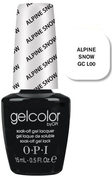 Гель-лак OPI Alpine Snow ярко-білий для френча, емаль 15 мл