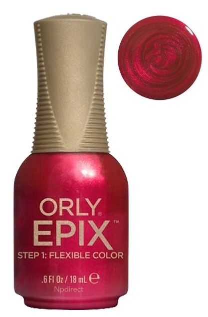 Лак ORLY Epix Star Treatment червоний із шиммером 18 мл